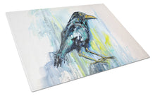 Load image into Gallery viewer, Burnt Corn Crow Glass Cutting Boards – Durable, Decorative Kitchen Art