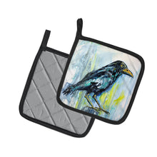 Load image into Gallery viewer, Burnt Corn Crow Pot Holders - Set of 2 Decorative Kitchen Helpers | Made in the USA
