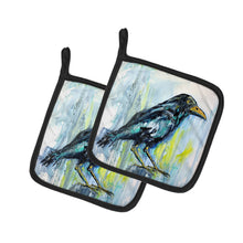 Load image into Gallery viewer, Burnt Corn Crow Pot Holders - Set of 2 Decorative Kitchen Helpers | Made in the USA
