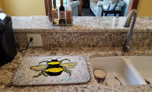 Load image into Gallery viewer, Buzzbee Bumblebee Dish Drying Mat – Absorbent, Artistic Kitchen Essentials