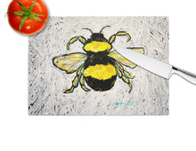 Load image into Gallery viewer, Buzzbee Bumblebee Glass Cutting Boards – Durable, Decorative Kitchen Art