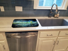 Load image into Gallery viewer, By The Moonlight Dish Drying Mat – Absorbent, Artistic Kitchen Essentials