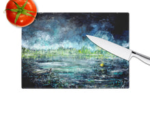 Load image into Gallery viewer, By The Moonlight Glass Cutting Boards – Durable, Decorative Kitchen Art