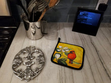Load image into Gallery viewer, Cardinal Ochre Pot Holders - Set of 2 Decorative Kitchen Helpers | Made in the USA