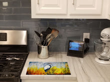 Load image into Gallery viewer, Cattin Around Heron Glass Cutting Boards – Durable, Decorative Kitchen Art