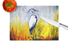 Load image into Gallery viewer, Cattin Around Heron Glass Cutting Boards – Durable, Decorative Kitchen Art