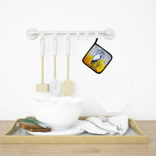 Load image into Gallery viewer, Cattin Around Heron Pot Holders - Set of 2 Decorative Kitchen Helpers | Made in the USA