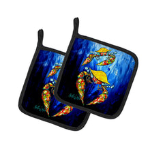 Load image into Gallery viewer, Crab Fair Pot Holders - Set of 2 Decorative Kitchen Helpers | Made in the USA
