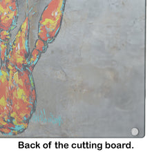 Load image into Gallery viewer, Crawfish From Arabi Glass Cutting Boards – Durable, Decorative Kitchen Art