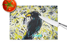 Load image into Gallery viewer, Crow Adam Glass Cutting Boards – Durable, Decorative Kitchen Art