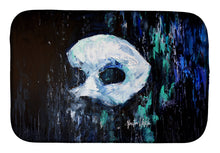 Load image into Gallery viewer, Cryptic Mask Dish Drying Mat – Absorbent, Artistic Kitchen Essentials