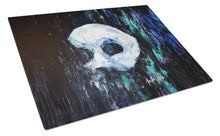 Load image into Gallery viewer, Cryptic Mask Glass Cutting Boards – Durable, Decorative Kitchen Art