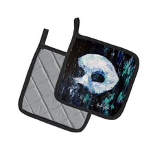 Load image into Gallery viewer, Cryptic Mask Pot Holders - Set of 2 Decorative Kitchen Helpers | Made in the USA