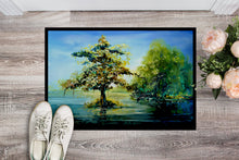 Load image into Gallery viewer, Cypress Tree in the Bayou Blue Doormat-24x36 Indoor / Outdoor Rug | Made in USA