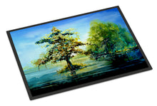 Load image into Gallery viewer, Cypress Tree in the Bayou Blue Doormat