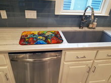 Load image into Gallery viewer, Dance Dish Drying Mat – Absorbent, Artistic Kitchen Essentials