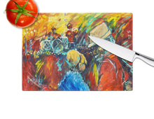 Load image into Gallery viewer, Dance Glass Cutting Boards – Durable, Decorative Kitchen Art