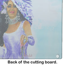 Load image into Gallery viewer, Easter Parade Glass Cutting Boards – Durable, Decorative Kitchen Art
