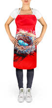Load image into Gallery viewer, Egg-Stra Special Bird Nest Apron – Artist-Designed Kitchen, BBQ &amp; Craft Apron