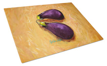 Load image into Gallery viewer, EP II Eggplant Glass Cutting Boards – Durable, Decorative Kitchen Art