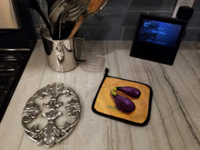 Load image into Gallery viewer, EP II Eggplant Pot Holders - Set of 2 Decorative Kitchen Helpers | Made in the USA
