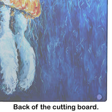 Load image into Gallery viewer, Fanta Sea Jellyfish Glass Cutting Boards – Durable, Decorative Kitchen Art