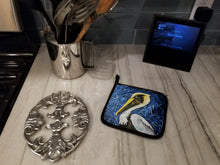 Load image into Gallery viewer, Fierce Pelican Pot Holders - Set of 2 Decorative Kitchen Helpers | Made in the USA