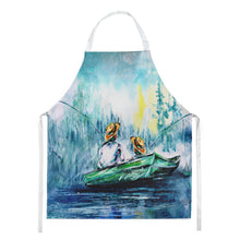 Load image into Gallery viewer, Fishing On The Bayou Apron – Artist-Designed Kitchen, BBQ &amp; Craft Apron