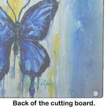 Load image into Gallery viewer, Flutter Butterfly Glass Cutting Boards – Durable, Decorative Kitchen Art