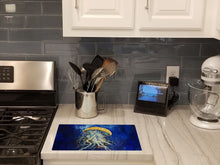 Load image into Gallery viewer, Free Fall Jellyfish Glass Cutting Boards – Durable, Decorative Kitchen Art