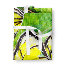 Load image into Gallery viewer, Glover Fly Sage Butterfly Apron – Artist-Designed Kitchen, BBQ &amp; Craft Apron