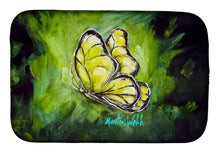Load image into Gallery viewer, Glover Fly Sage Butterfly Dish Drying Mat – Absorbent, Artistic Kitchen Essentials