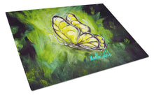 Load image into Gallery viewer, Glover Fly Sage Butterfly Glass Cutting Boards – Durable, Decorative Kitchen Art
