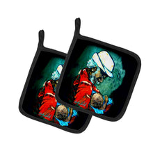 Load image into Gallery viewer, Grand Pappy and Baby Pot Holders - Set of 2 Decorative Kitchen Helpers | Made in the USA