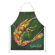 Load image into Gallery viewer, Green Waters Shrimp Apron – Artist-Designed Kitchen, BBQ &amp; Craft Apron