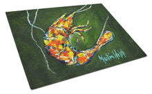 Load image into Gallery viewer, Green Waters Shrimp Glass Cutting Boards – Durable, Decorative Kitchen Art