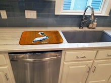 Load image into Gallery viewer, Hangin In Pelican Dish Drying Mat – Absorbent, Artistic Kitchen Essentials