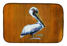 Load image into Gallery viewer, Hangin In Pelican Dish Drying Mat – Absorbent, Artistic Kitchen Essentials
