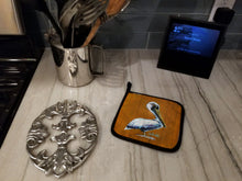 Load image into Gallery viewer, Hangin In Pelican Pot Holders - Set of 2 Decorative Kitchen Helpers | Made in the USA