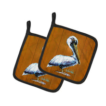 Load image into Gallery viewer, Hangin In Pelican Pot Holders - Set of 2 Decorative Kitchen Helpers | Made in the USA