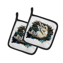 Load image into Gallery viewer, Happy Times Greyhoud Pot Holders - Set of 2 Decorative Kitchen Helpers | Made in the USA