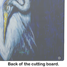 Load image into Gallery viewer, Heron Freshen Up Glass Cutting Boards – Durable, Decorative Kitchen Art