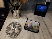 Load image into Gallery viewer, Heron in the Swamp Pot Holders - Set of 2 Decorative Kitchen Helpers | Made in the USA
