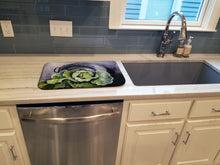 Load image into Gallery viewer, Home Grown In Plaquemines Parish Cabbage Dish Drying Mat – Absorbent, Artistic Kitchen Essentials