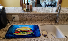 Load image into Gallery viewer, I Want Mine Dressed Hamburger Dish Drying Mat – Absorbent, Artistic Kitchen Essentials