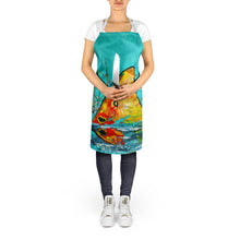 Load image into Gallery viewer, In The Marsh Red Fish Apron – Artist-Designed Kitchen, BBQ &amp; Craft Apron