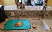 Load image into Gallery viewer, In The Marsh Red Fish Dish Drying Mat – Absorbent, Artistic Kitchen Essentials