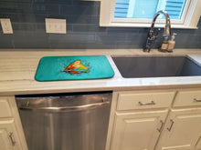 Load image into Gallery viewer, In The Marsh Red Fish Dish Drying Mat – Absorbent, Artistic Kitchen Essentials