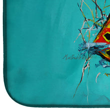 Load image into Gallery viewer, In The Marsh Red Fish Dish Drying Mat – Absorbent, Artistic Kitchen Essentials