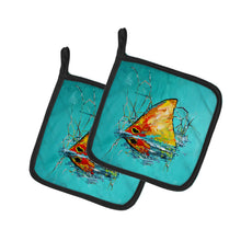 Load image into Gallery viewer, In The Marsh Red Fish Pot Holders - Set of 2 Decorative Kitchen Helpers | Made in the USA